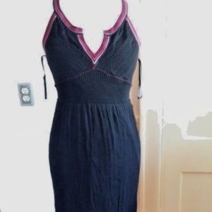 DKNY knit dress size M with silk skirt.